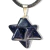 Colar Merkabah Pedra Estrela Azul Pino Prateado - loja online
