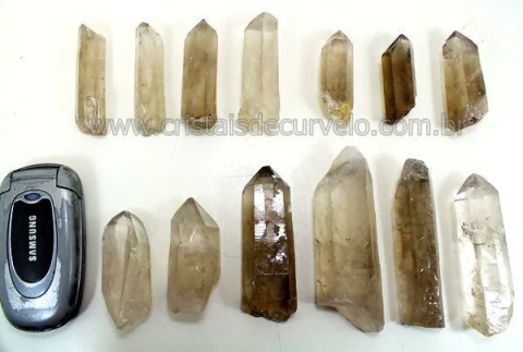 1 kg Pontas Grandes Fume Bruto Natural Para orgonite Artesan