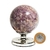 Esfera Lepidolita Roxa com Moscovita Incrustada Cod 132688