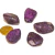 10 Purpurita Pedra Rolada Natural Furada Pronto P Montagem - comprar online