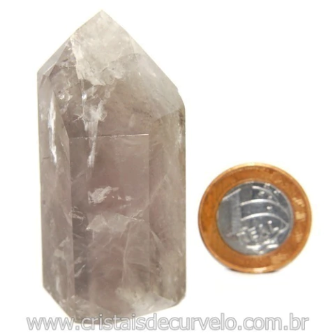 Ponta Prasiolita ou Ametista Verde Pedra Natural Cod 117650