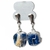 01 Brinco Cesta Amarrada Pedra Sodalita Azul Prateado - loja online