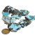 Imagem do Pedra Larimar Natural Chapa Pequena 35 mm 12 gr Antiestress