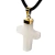 Colar Crucifixo Quartzo Leitoso Natural Montagem Dourado - comprar online