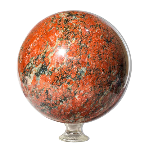 Esfera Unakita Pedra Bola Natural 19,8Kg 24,5cm Classe B