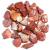 1kg Quartzo Vermelho Rolado Pedra M de 20 a 35mm Tipo C