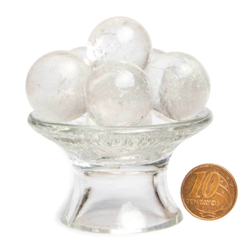 Esfera Cristal Pedra Natural 20 a 25mm 10 a 25g