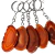 Chaveiro Chapa Agata Cornalina Pedra Natural de Garimpo 125284 - comprar online