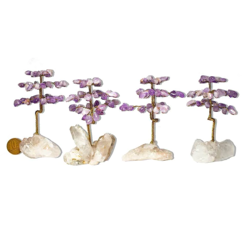 04 Arvore Da Felicidade Ametista na Drusa Pedra Natural