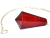05 Pêndulo Pedra Quartzo Vermelho Piramidal Lapidado Invertido Atacado - comprar online