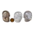 Crânio Quartzo Cristal Pedra Natural 4 a 6cm 100 a 200g TipoB - comprar online