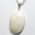 Colar Cabochão Feldspato Branco Pedra Natural Pino Prateado - buy online