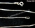 10 Cordão ou Correntinha Veneziana PRATA 925 ATACADO 45CM