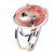 Anel Cabochão Redondo Rodocrosita Natural Garra Prata 950 - buy online