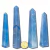 05 Obelisco Quartzo Azul Natural 12 a 13 cm 170g Tipo B Artesanal - comprar online