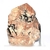 Ponta Turmalina Preta no Feldspato Grande 27Cm Bruto Bico Polido Cod 135742 - comprar online