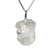 Colar Topázio Branco Bruto Natural Pino Prata 950 Pedra 2025 - Distribuidora CristaisdeCurvelo