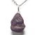 03 Pingente Pedrinha Purpurita Natural Montagem Dourado ATACADO - comprar online