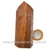Ponta Jaspe Amarelo Natural Gerador Sextavado Cod 132742