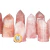 05 kg Pontas Quartzo Rosa Gerador Lapidado Pedras de Garimpo - comprar online