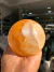 Esfera Hematoide Amarelo Pedra Natural Lapidada 460g 6,7 cm - comprar online