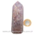 Ponta Lepidolita Pedra Natural Gerador Sextavado Cod135110