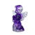 10 Anjinho Ametista na Resina Cristal Violeta 10g 5cm - loja online