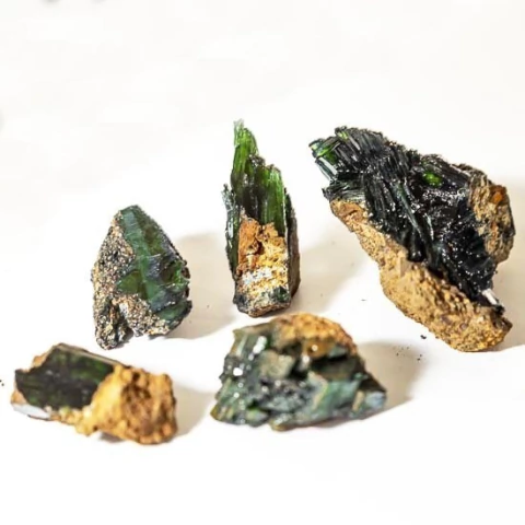 Lote 17 Peças Vivianita na Matriz Siderita REVENDA Cod125536