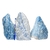 01 Quartzo Azul Pedra Pé Serrado 15-25cm 0,9 a 1,1kg Tipo B - Distribuidora CristaisdeCurvelo