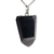 Colar Pontinha Obsidiana Negra Pedra Natural Pino Prata 950 na internet