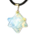 Colar Merkabah Pedra da Lua Opalina Pino Dourado