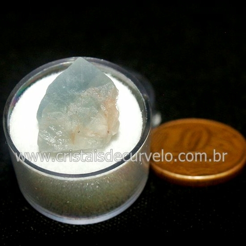 Calcita Azul do Mexico no Estojo Pedra Natural Cod 126642