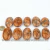 10 Massageador Sabonete Calcita Laranja 6 a 8cm Terapeutica