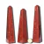 Obelisco Quartzo Vermelho Natural Lapidação Manual 15 a 18cm - comprar online