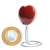 01 Coração Jaspe Vermelho Meio Furo Na Base Coleção - comprar online