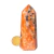 01 Ponta Calcita Laranja Pedra Natural 8 a 9 cm Tipo A