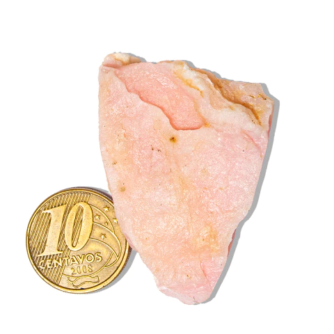 01 Opala Rosa Natural Pedra Bruta 20 a 60mm 10 a 25g