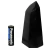 01 Ponta Obsidiana Negra 8 a 9 cm Médio Pedra Lava Vulcanica - buy online