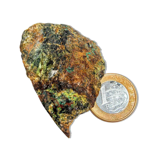 01 Malaquita Pedra Bruto Natural 20 a 50g 3 a 6cm Tipo C