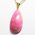 05 Pingente Gota Pedra Amazonita Pink Montagem Pino Dourado Atacado - comprar online