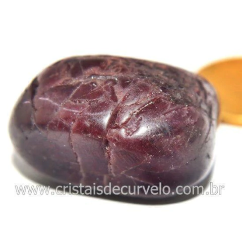 Rodolita Granada Rolado Pedra Natural de Garimpo Cod 134904