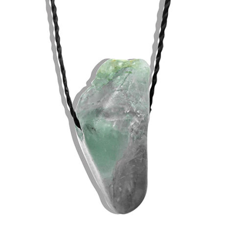 3 Fluorita Verde Pedra Rolada Furo Central Artesanato