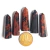 03 Mini Pontinha Obsidiana Mahogany Pedra Extra Natural 25 a 35mm Atacado - Distribuidora CristaisdeCurvelo