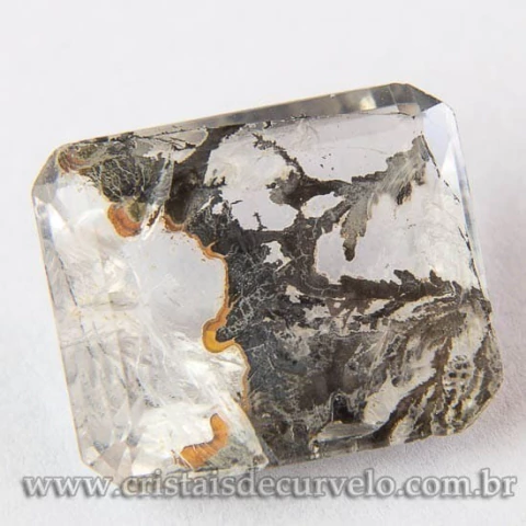 Dendrita Gema Baguette Facetado Montagem Joia natural 112724