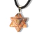 Colar Merkabah Jaspe Leopardo Pedra Natural Pino Dourado - comprar online