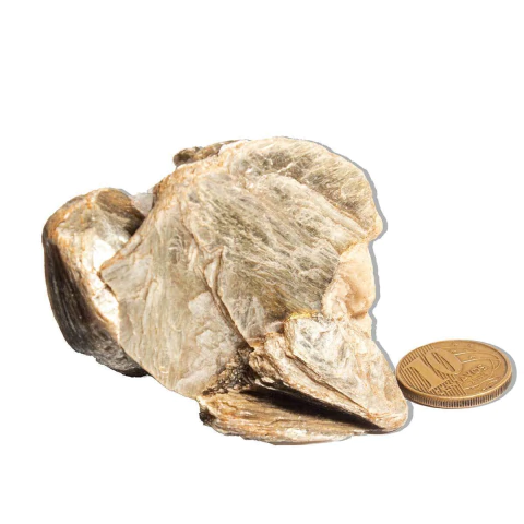 Chapa de Mica Pedra Natural Bruto 94g 6,8cm Tipo A