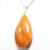 03 Pingente Gota Quartzo Tangerina Pedra Natural Montagem Prateado Atacado - comprar online