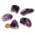 Pedra Ametista Natural Bruto P 25 a 50mm Tipo A - Distribuidora CristaisdeCurvelo