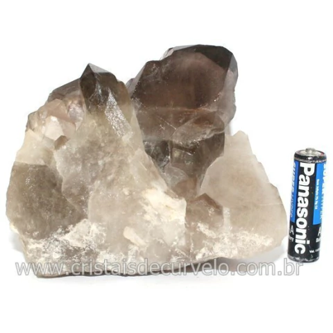 Drusa Fumê Pontas em Aglomerado Ideal Esoterismo Cod 128369