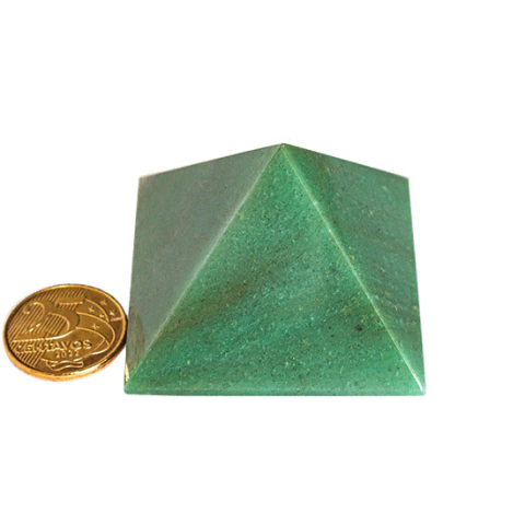 Pirâmide Quartzo Verde 60 a 70 mm entre 150 a 250 g Classe B